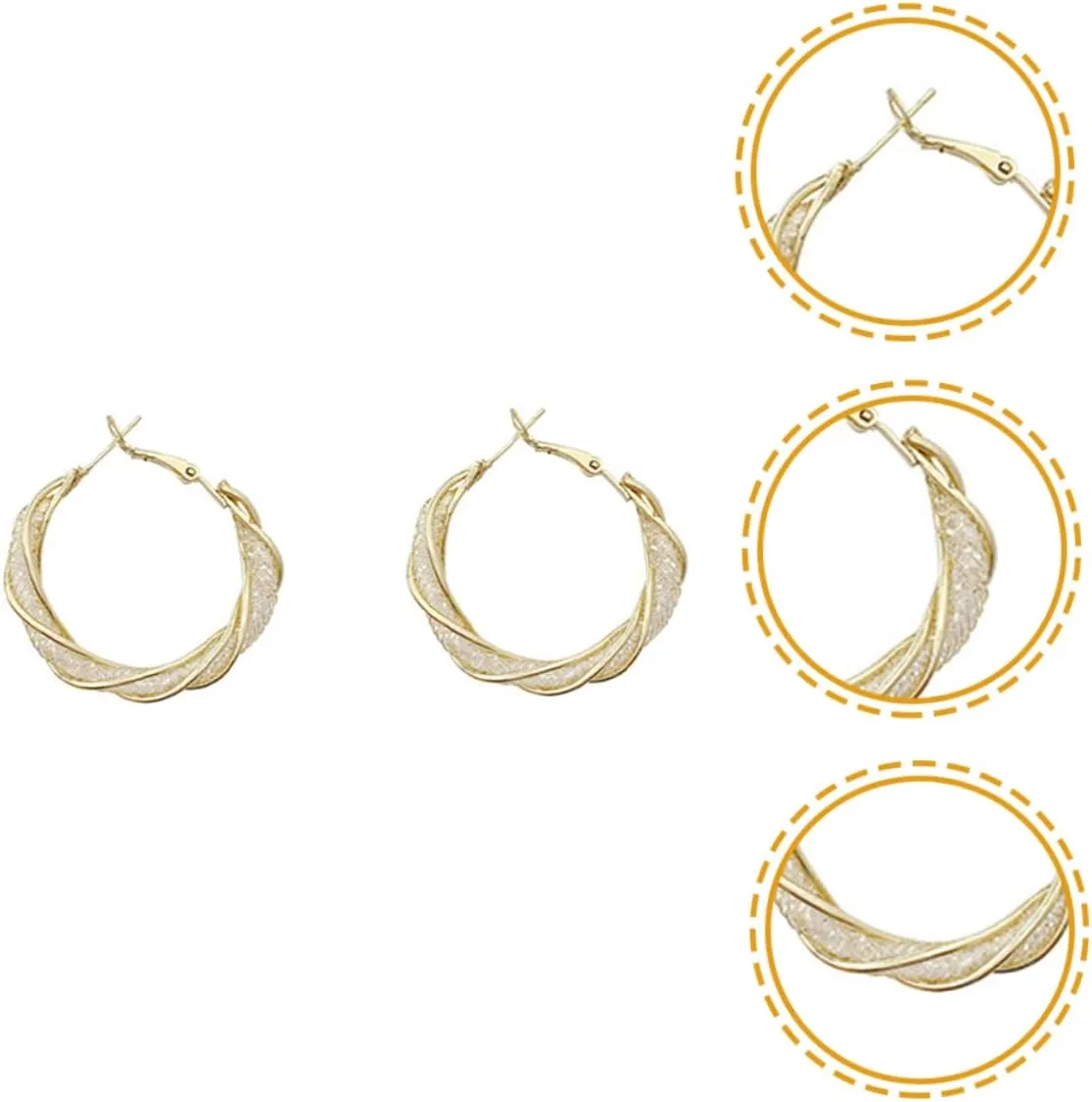 1 Pair Circle Hollow Earrings Women Earrings Tiny Hoops Earrings for Women Fashion Earrings Hoops for