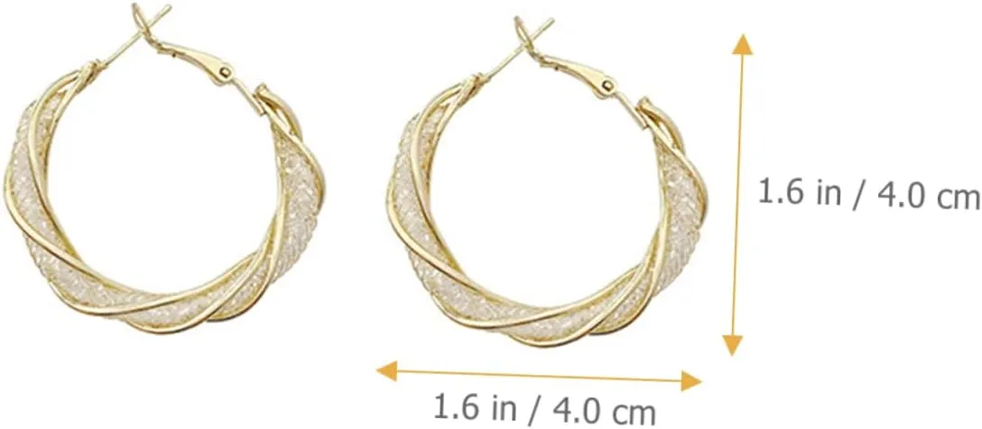 1 Pair Circle Hollow Earrings Women Earrings Tiny Hoops Earrings for Women Fashion Earrings Hoops for