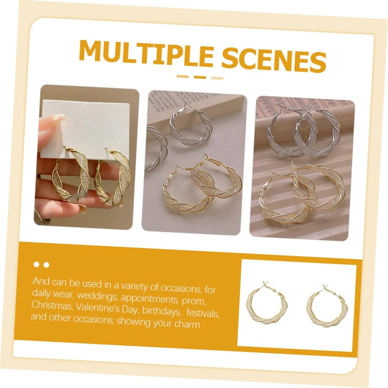 1 Pair Circle Hollow Earrings Women Earrings Tiny Hoops Earrings for Women Fashion Earrings Hoops for
