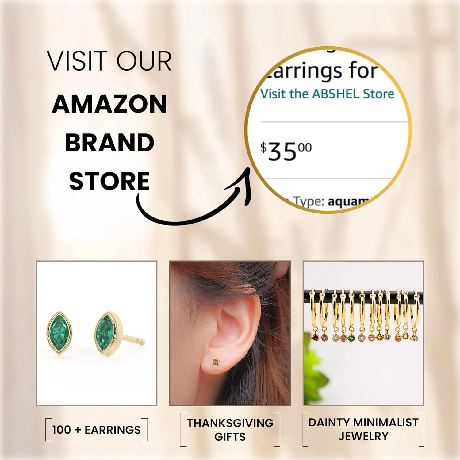 18K Gold Hoop Earrings for Women - Authentic 925 Sterling Silver Hoop Earrings with Pink Opal Crystal - Hypoallergenic October Birthstone Gift for Mothers Day