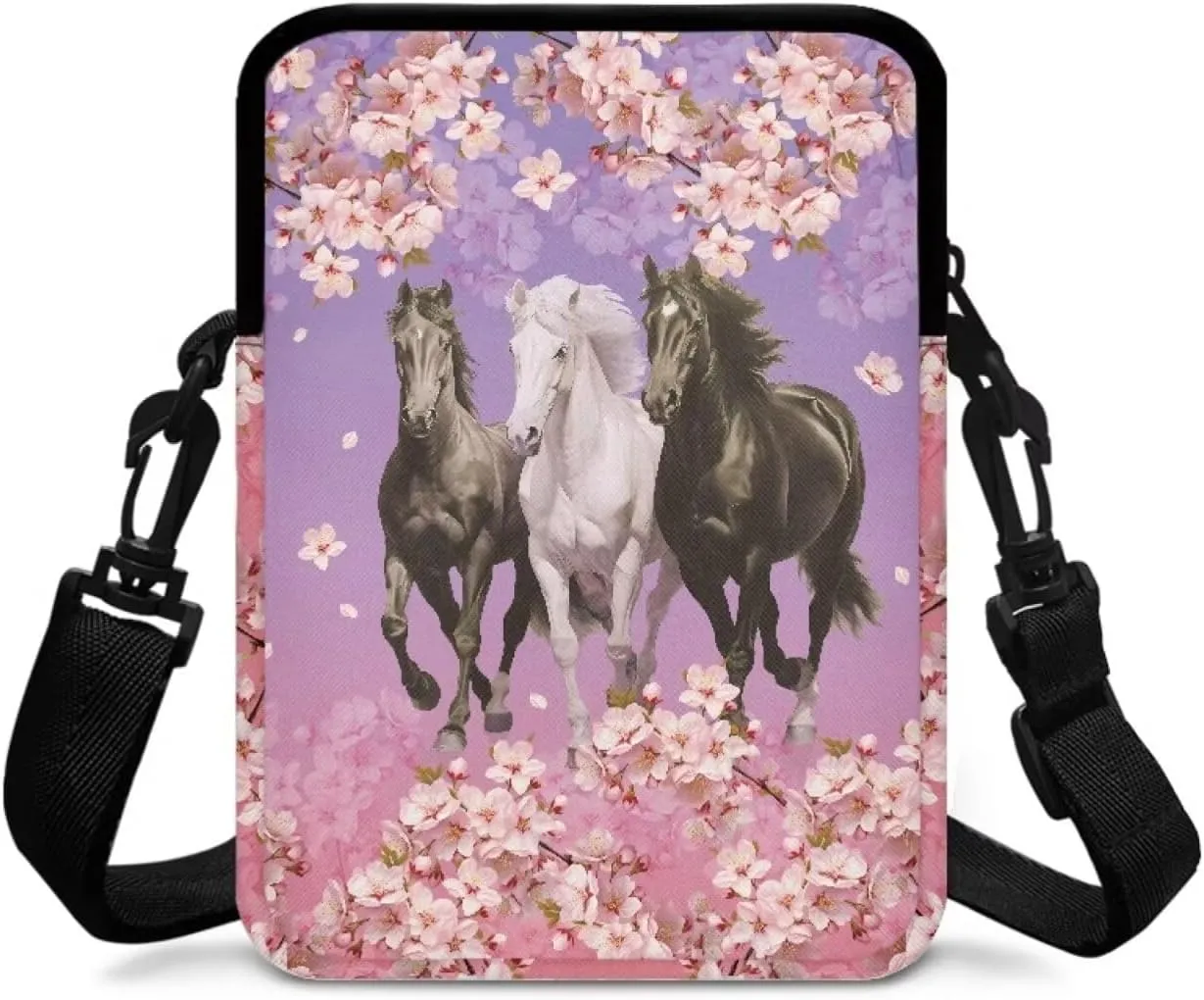 2 Layer Crossbody Bag, Lightweight Shoulder Bag Messenger Bags for Kids Girls Boys