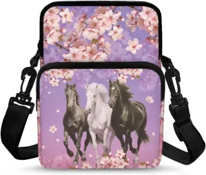 2 Layer Crossbody Bag, Lightweight Shoulder Bag Messenger Bags for Kids Girls Boys