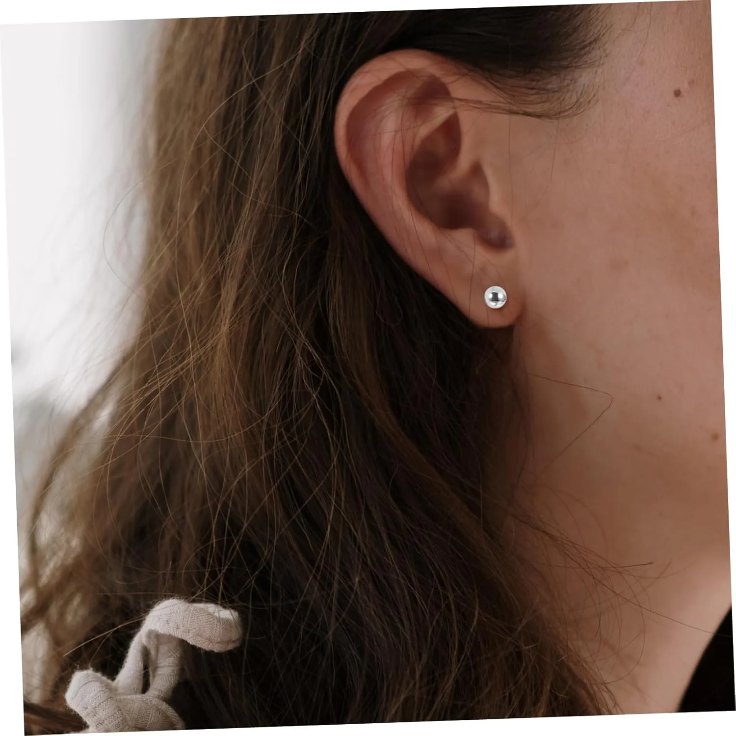 24 Pcs Flat Screw Back Earrings Ear Studs Earrings Studs for Women Aesthetic Earrings Ball Post Earrings