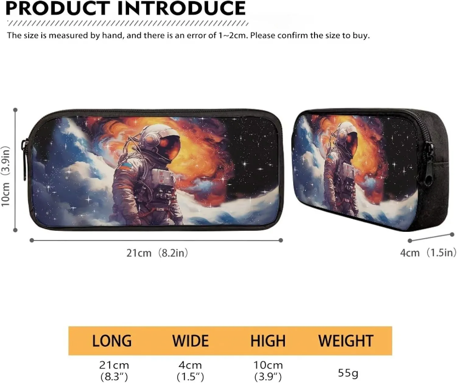 3 in 1 Astronaut Backpack Set for Boys 10-12 Space Backpack with Lunch Box and Cool Pencil Case School Bag with Laptop Compartment Durable Pencil Pouch School Supplies