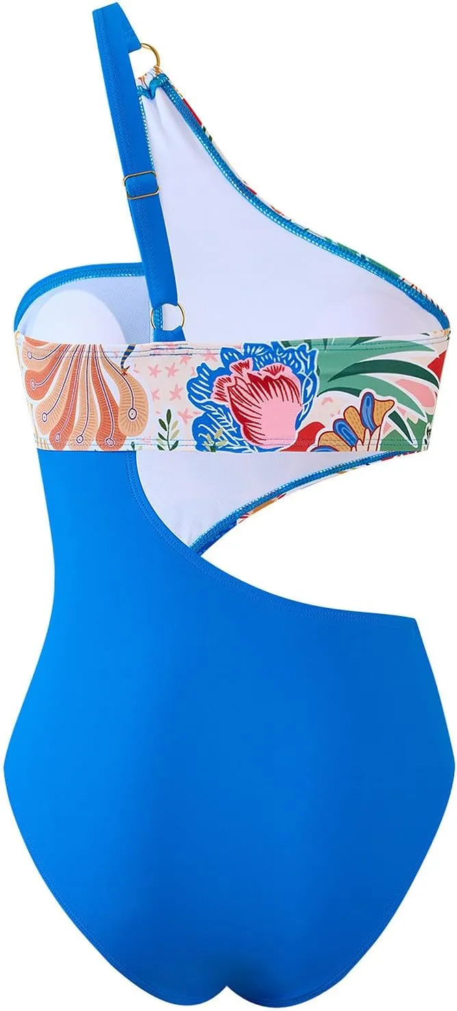 3 Piece Swimsuits for Women High Waisted Bikini Sets Retro Swimsuit with Cover up Beach Wrap Skirt Y2k High Waisted Swimsuits