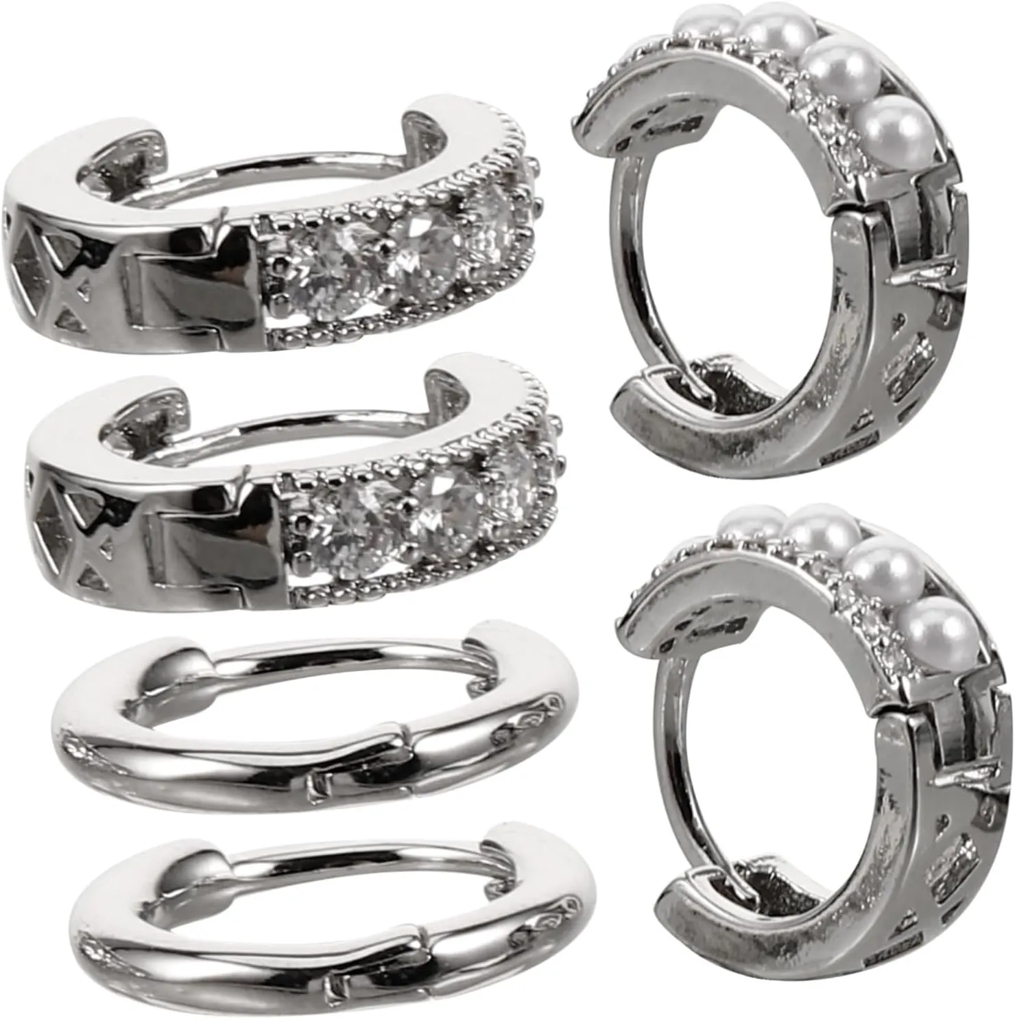 3Pairs Minimalist Hoop Earrings for Women of Lightweight Elegant Jewelry for Various Occasions Stylish and Comfortable Ear Accessories for Women