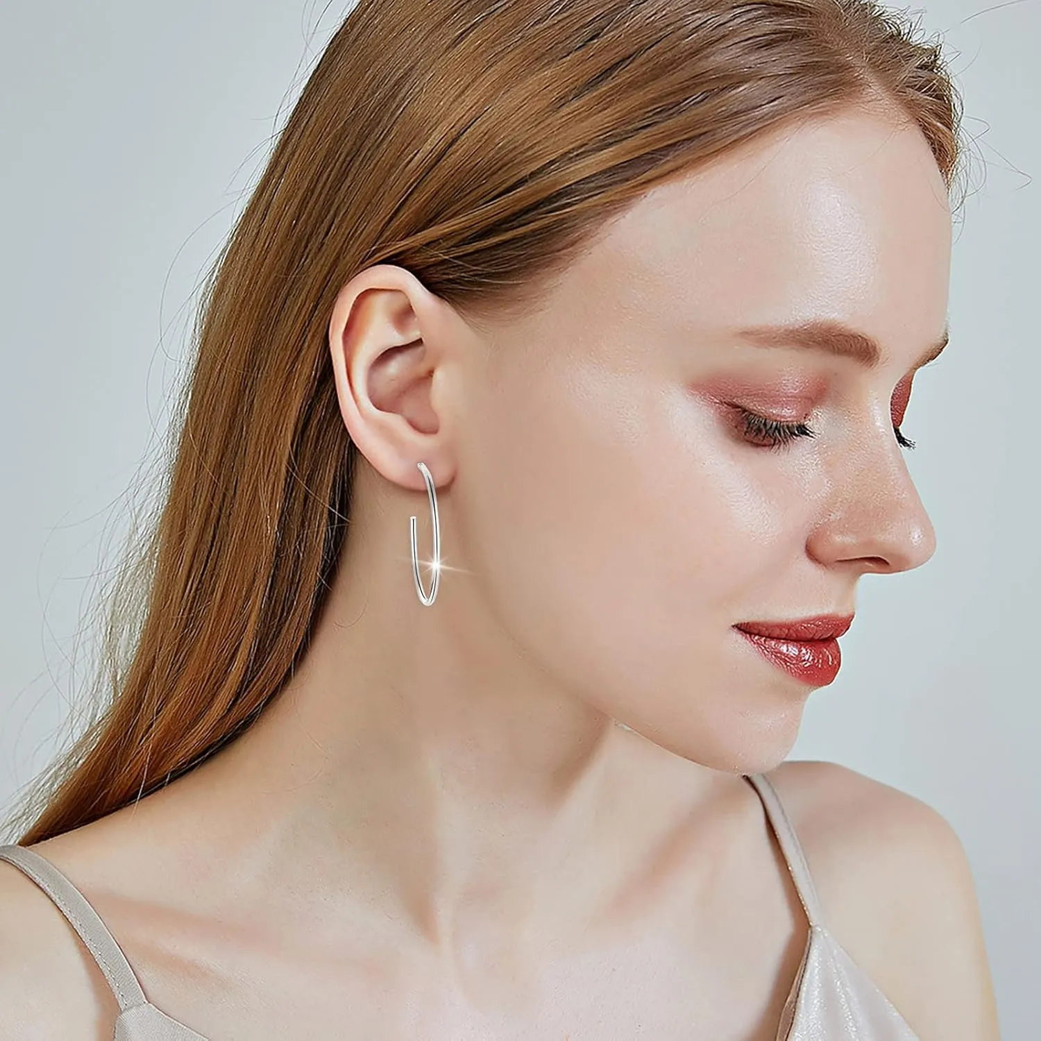 9 Pairs Hoop Earrings Stud Earrings for Women Multipack Pearl Twisted Earring Set Trendy Wedding Ball Earrings (Silver, One Size)