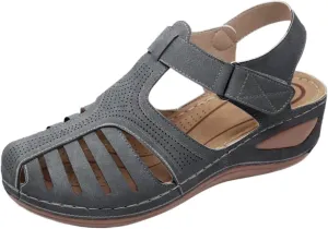 AMDBEL Summer Sandals for Women 2024, Sandals Women Wedge Orthopedic Platform Summer Sandals Trendy Comfortable Flip Flops