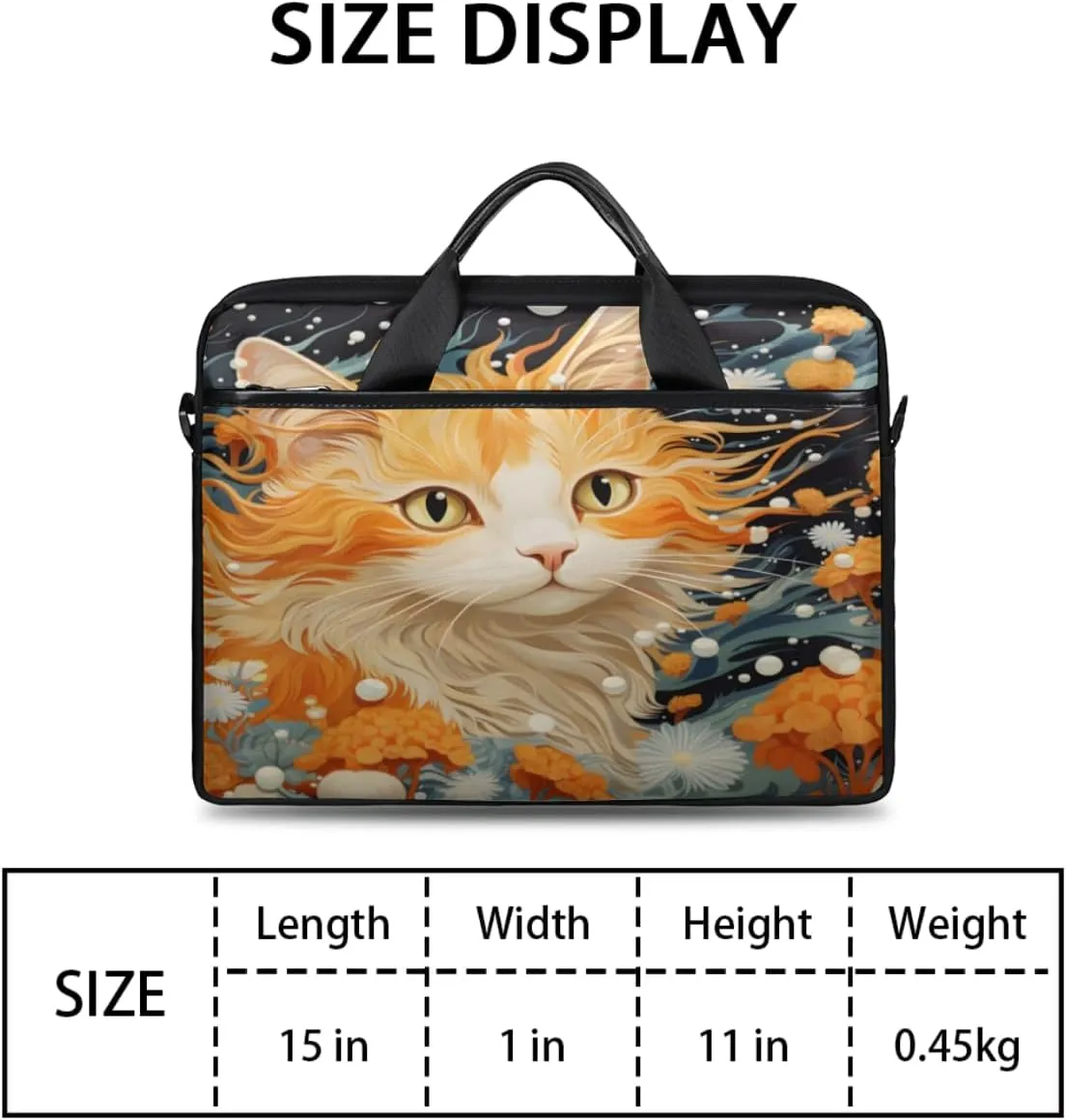 Animal Monkeys Decor Laptop Shoulder Bag for Tablet Computer Notebook Sleeve Messenger Carrying Case Briefcase Tote