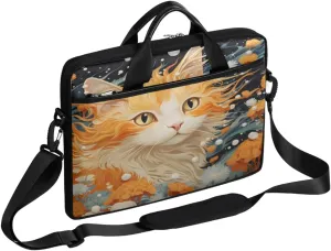 Animal Monkeys Decor Laptop Shoulder Bag for Tablet Computer Notebook Sleeve Messenger Carrying Case Briefcase Tote