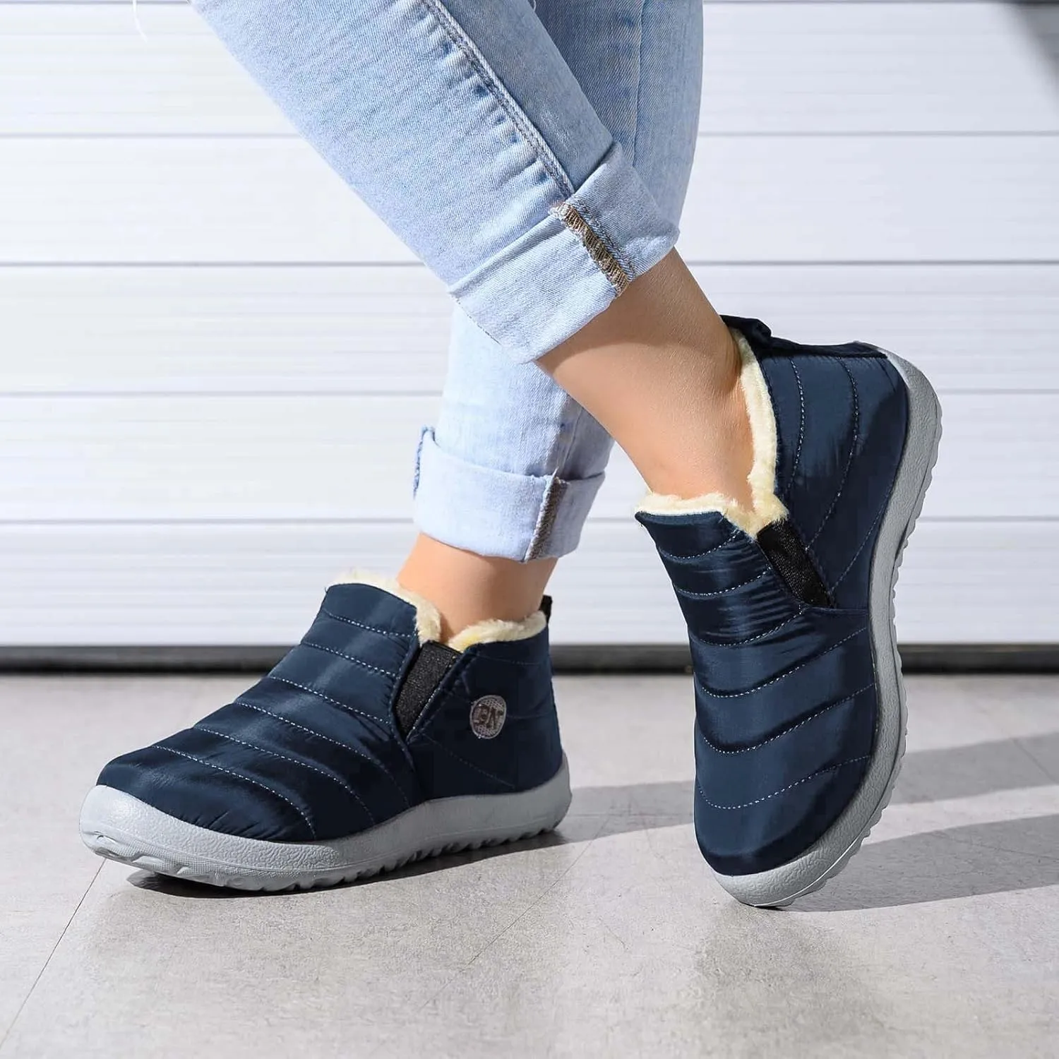 Ankle Snow Boots for Women 2023 Waterproof Non Slip Winter Boots Women Ladies Waterproof Snow Boots with Heels Boots for Winter Botas De Mujeres Para El FrO