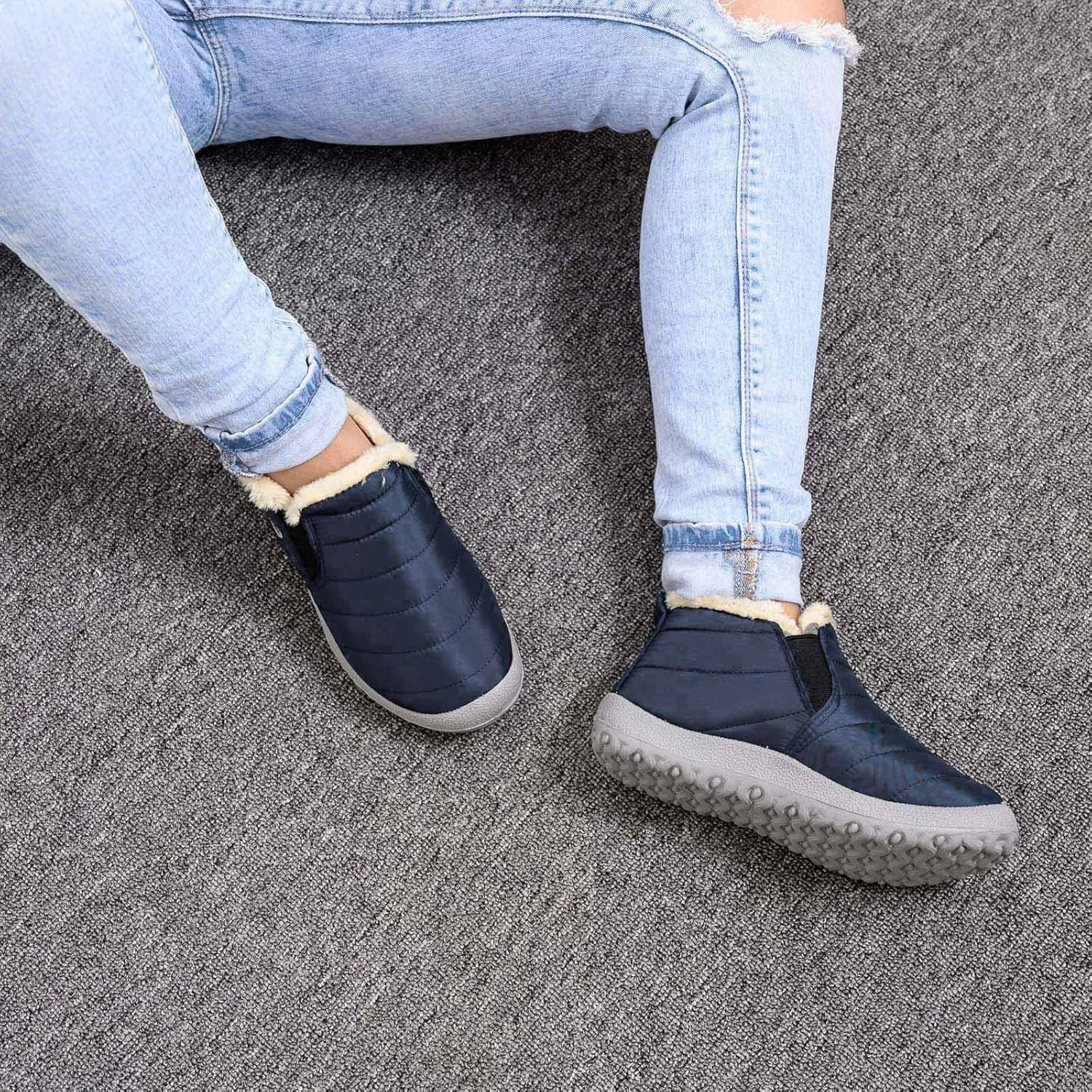 Ankle Snow Boots for Women 2023 Waterproof Non Slip Winter Boots Women Ladies Waterproof Snow Boots with Heels Boots for Winter Botas De Mujeres Para El FrO
