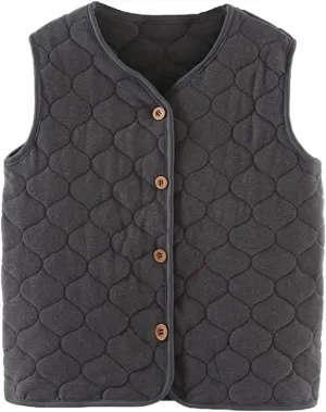 Baby Kids Boys Girls Winter Vests Cotton Warm Thick Vests Padded aistcoat Toddler Outwear Photoshoot 2-14 Years