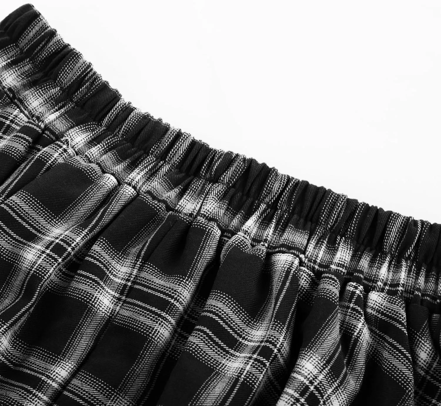 Belle Poque Vintage Plaid Skirt for Women High Waisted Midi A-line Skirts Pleated Skirt with Pockets