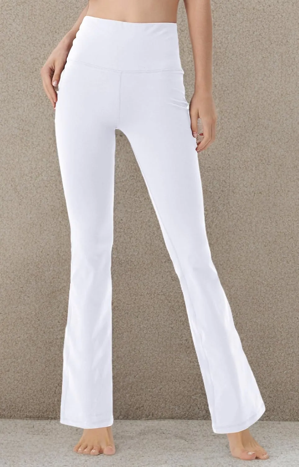 Bootcut Yoga Pants for Women High Waist Workout Pants for Women Tummy Control Bootleg Work Pants Dress Pants