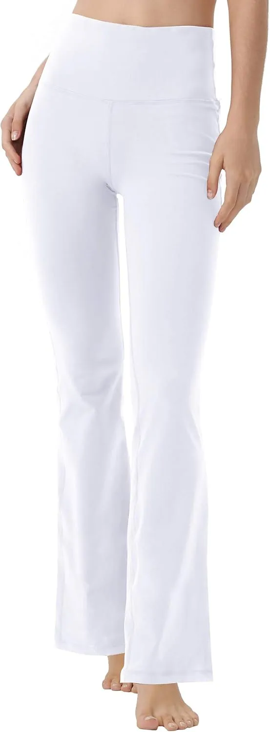 Bootcut Yoga Pants for Women High Waist Workout Pants for Women Tummy Control Bootleg Work Pants Dress Pants