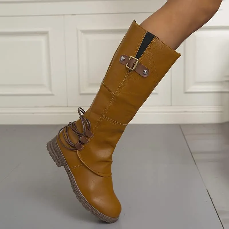 Born Boots Women Low Heel Waterproof Fashion Heel Side Zipper Boots High Color Boots Women's Boots Boots under 10