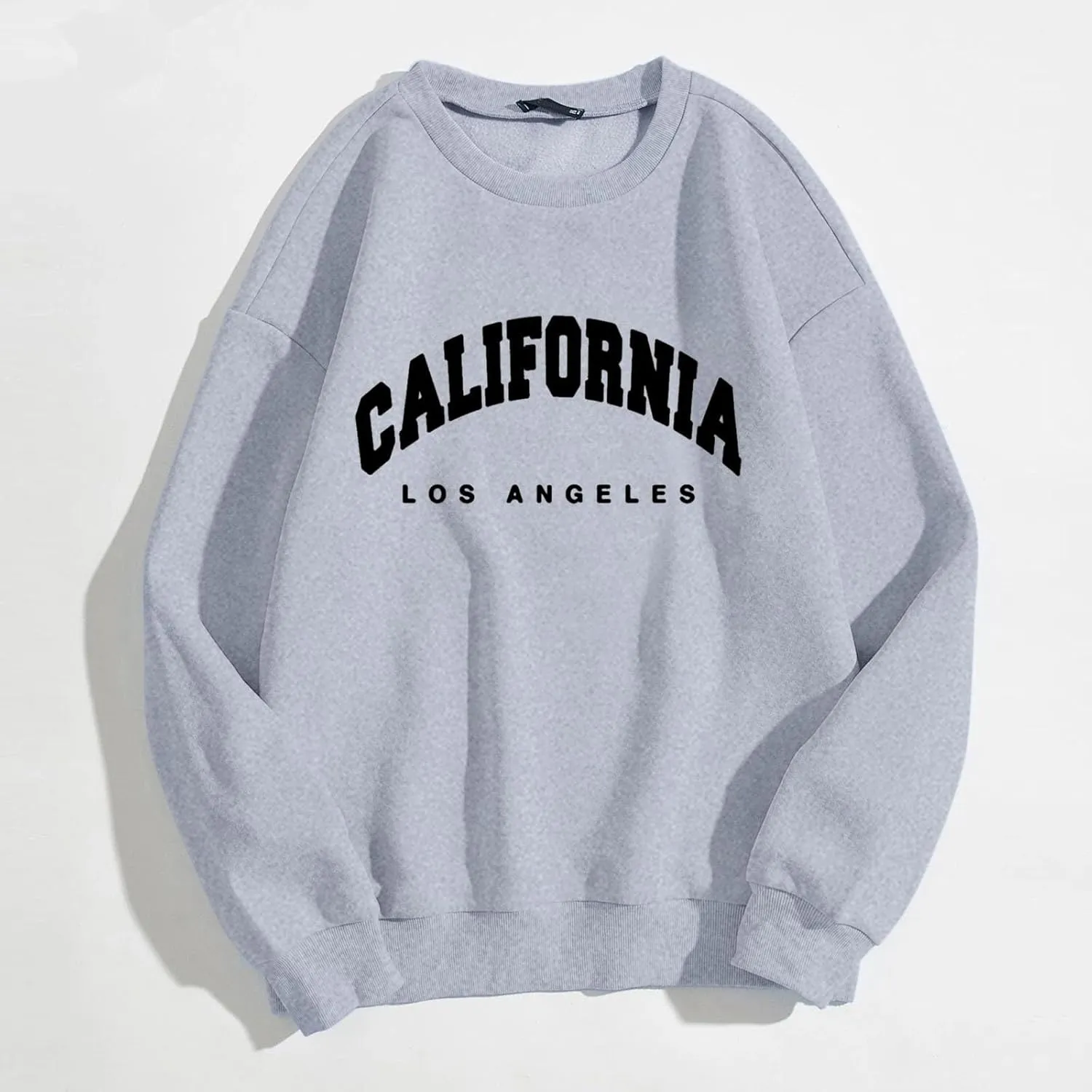 Boston Sweatshirts Women Crew Neck Letter Graphic Hoodie Relaxed Fit Long Sleeve Pullover Tops