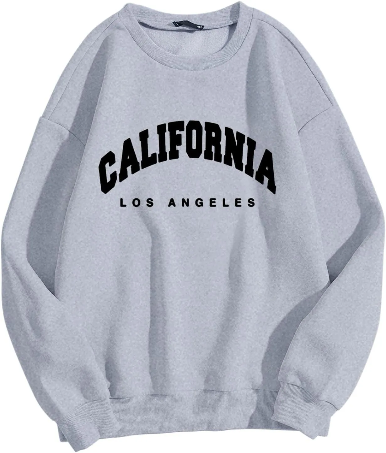 Boston Sweatshirts Women Crew Neck Letter Graphic Hoodie Relaxed Fit Long Sleeve Pullover Tops