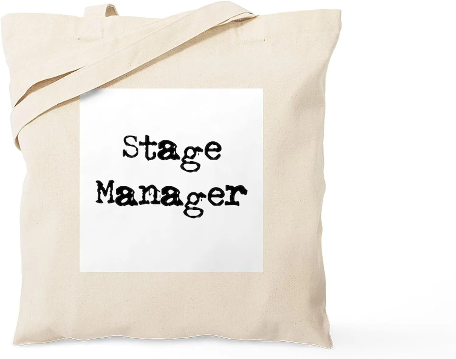 CafePress Stage Manager Tote Bag Reusable Natural Beige Canvas Shopping Bag
