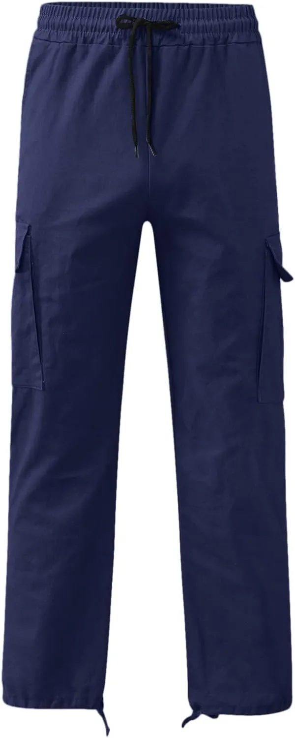 Cargo Pants for Men Relaxed Fit Big and Tall for Workout Running Sweatpants for Mens Casual Joggers Athletic Pants