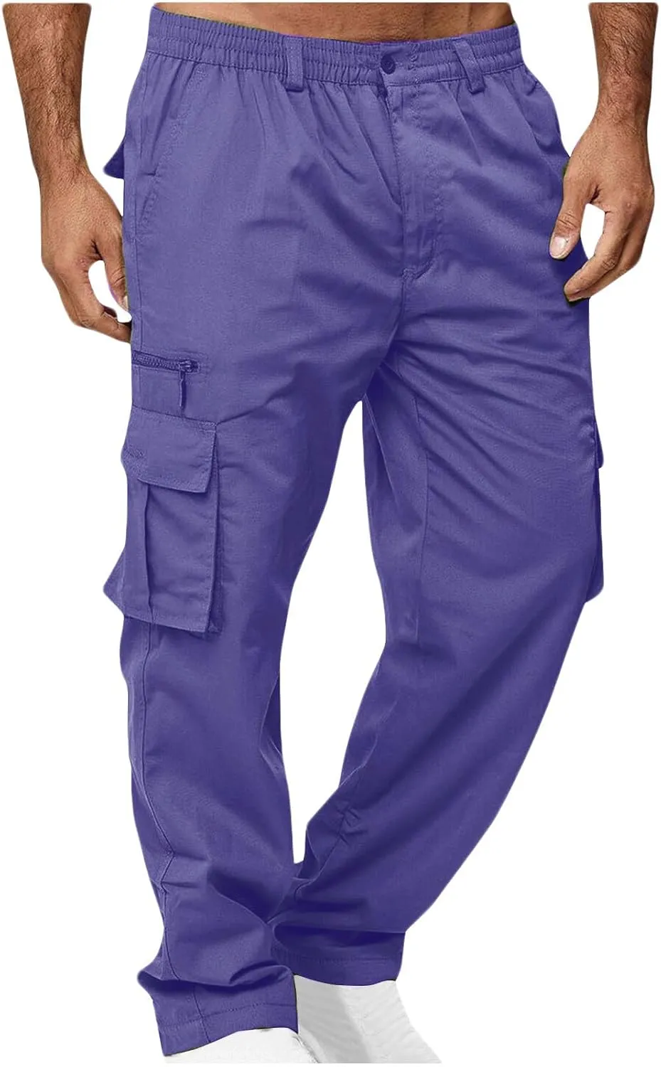Cargo Pants for Men Slim Fit Men's Hiking Pants Outdoor Casual Lightweight Joggers Work Pants Military Hiking Pants