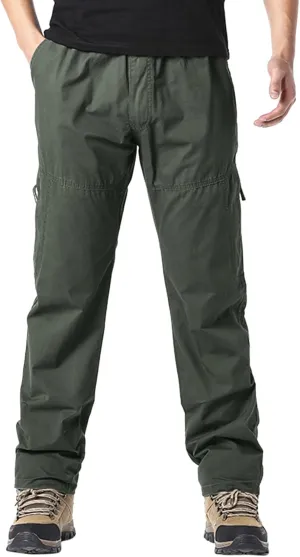 Cargo Pants for Men,Men's Drawstring Flap Pocket Pants Elastic Waist Long Pants Letter Graphic Street Cargo Pants