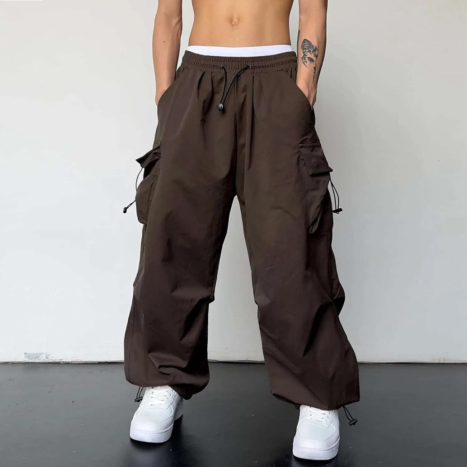 Cargo Work Pant Men Cotton Casual Combat Cargo Pants Sport Sweatpant Relaxed Fit Joggers Sweat Pant