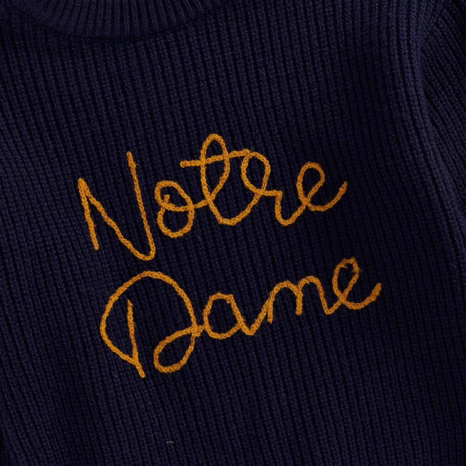 Chloefairy Unisex Toddler Notre Dame Football Sweater Rugby Cable Knit Sweatshirt Knitwear Fall Pullover Top