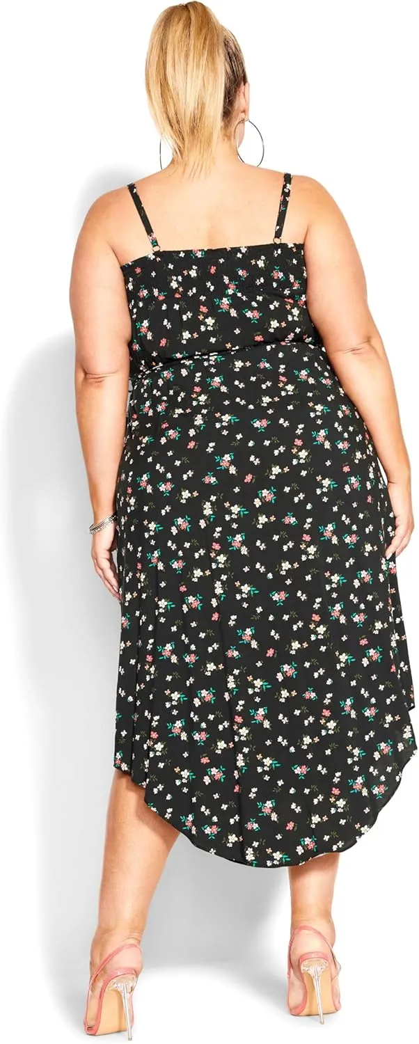 City Chic Women's Tamika Print Dress