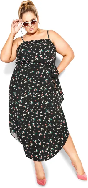 City Chic Women's Tamika Print Dress