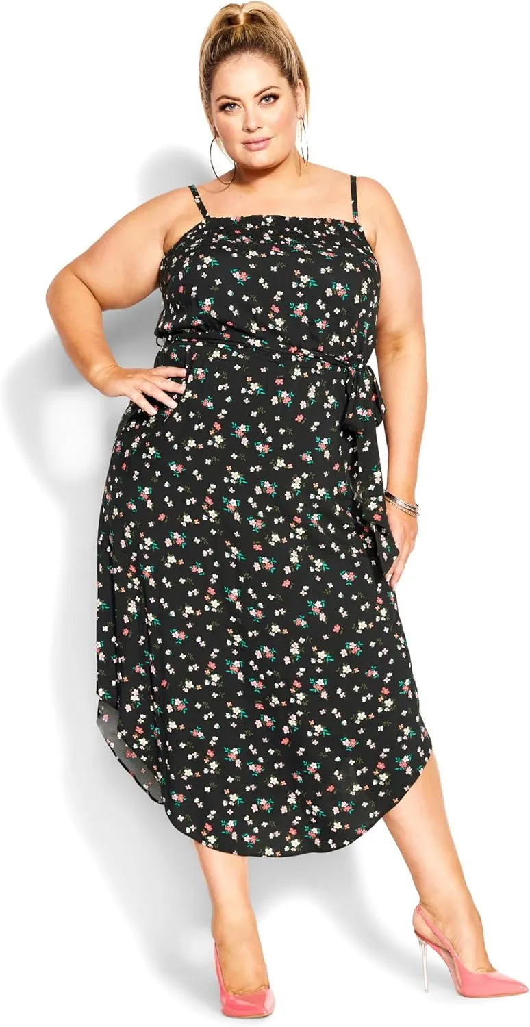 City Chic Women's Tamika Print Dress