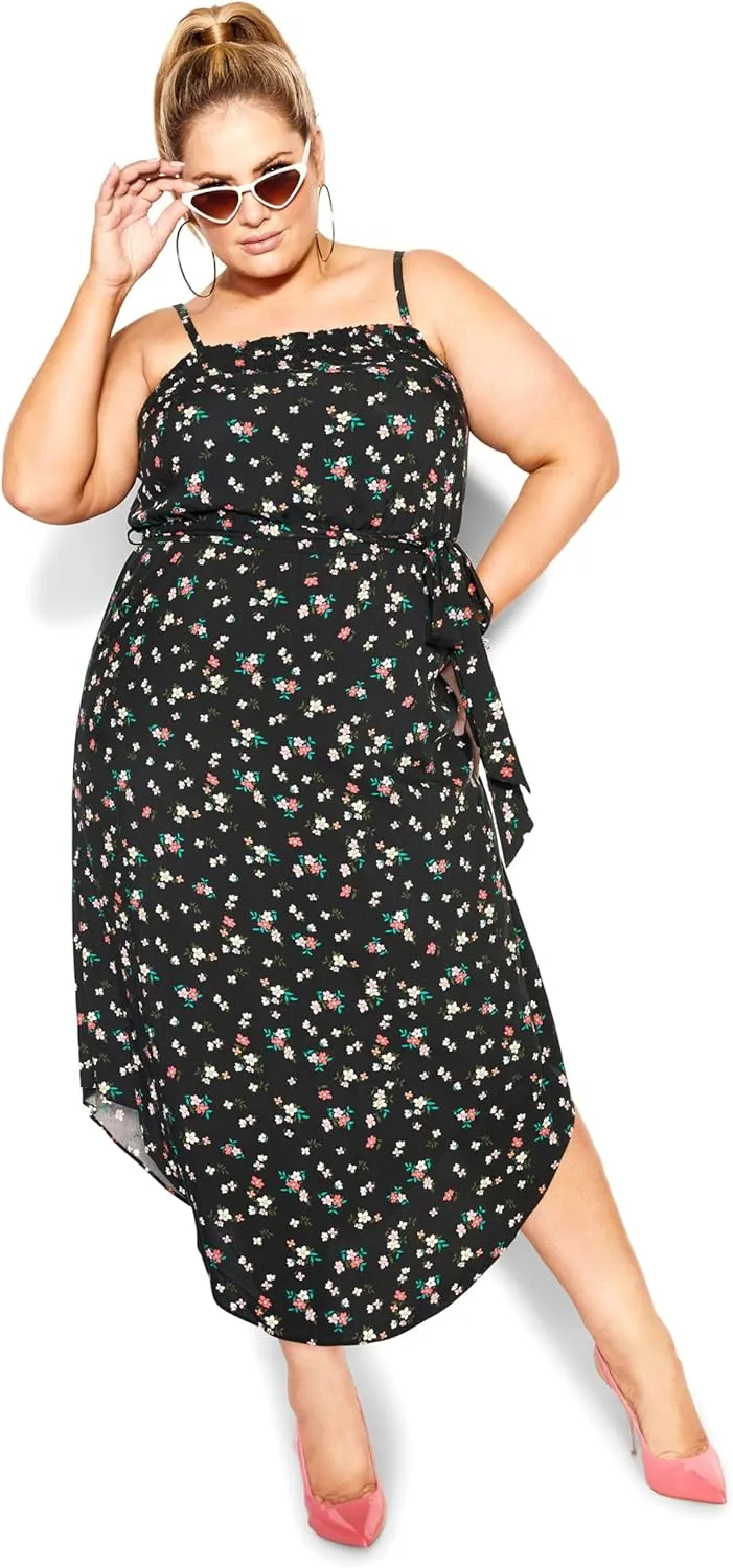 City Chic Women's Tamika Print Dress