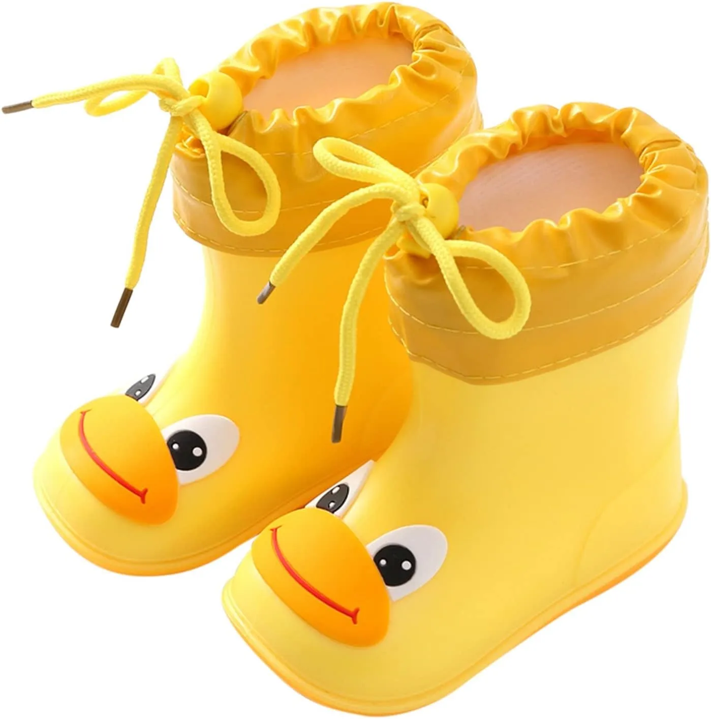 Classic Unisex-Child Rain Boot PVC Rubber Children Water Shoes Waterproof Rain Boots Kids Baby Cartoon Shoes (A, 15.00)