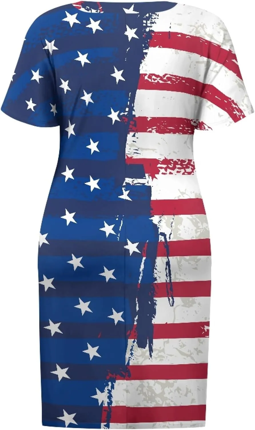 CLOHOMIN Short Sleeve Women Dresses V Neck Dress Plus Size L-5XL A Line Midi Dress Party Dress Knee Length Dress