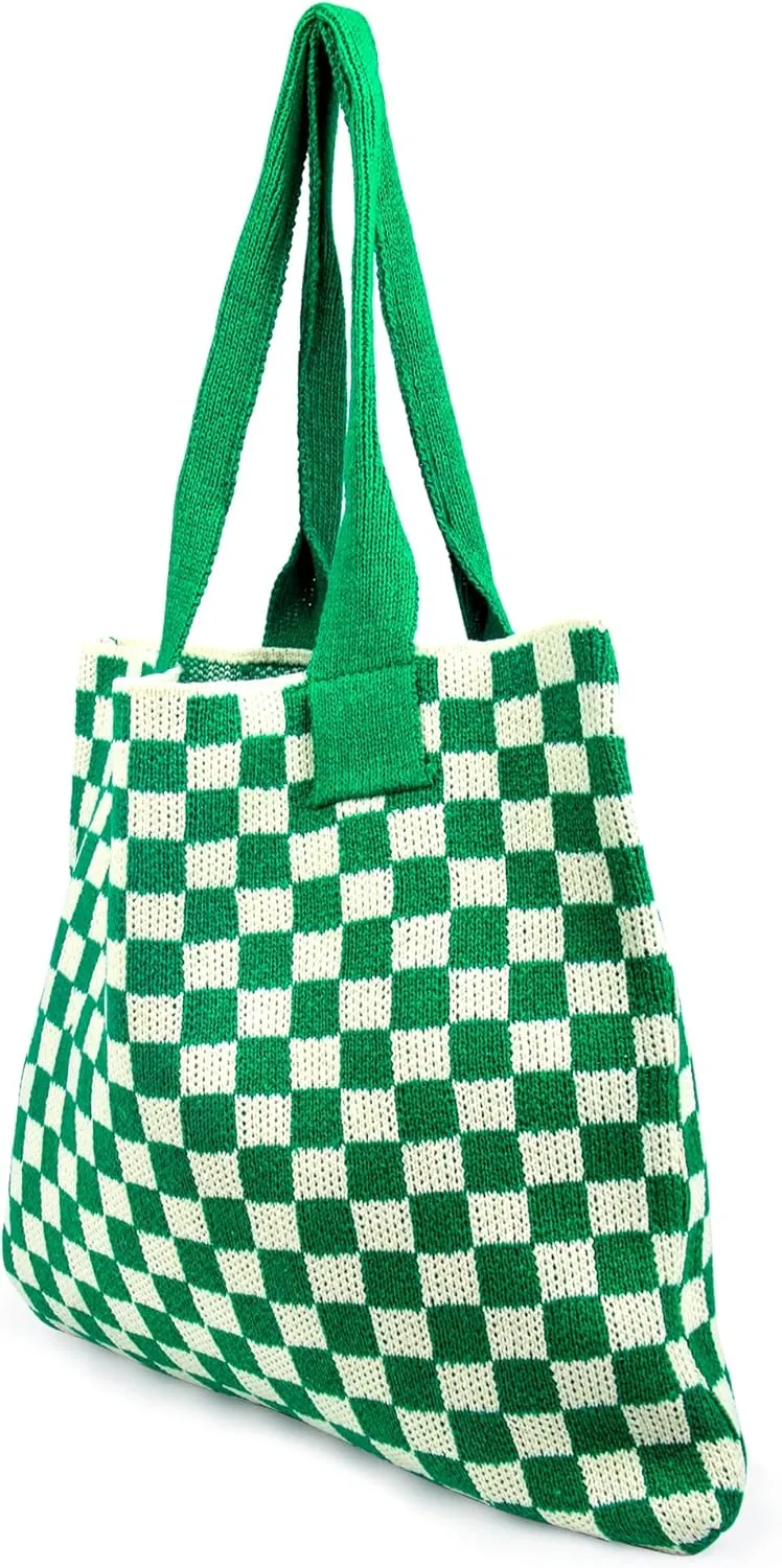 Crochet Bags for Women Summer Beach Tote Bag Large Capacity Shoulder Bag Aesthetic Hobo Bag Knit Bag Hippie Bag