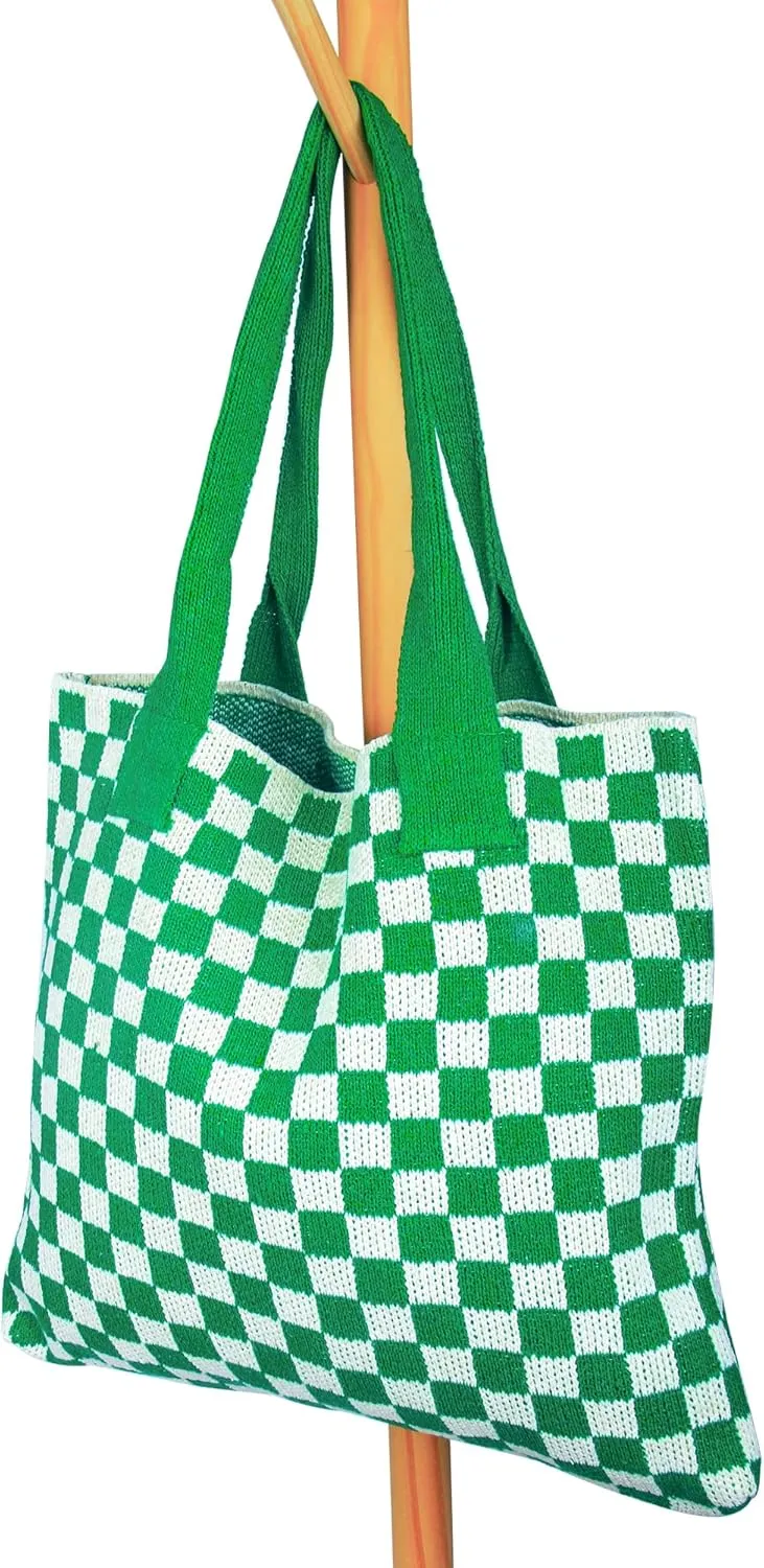 Crochet Bags for Women Summer Beach Tote Bag Large Capacity Shoulder Bag Aesthetic Hobo Bag Knit Bag Hippie Bag