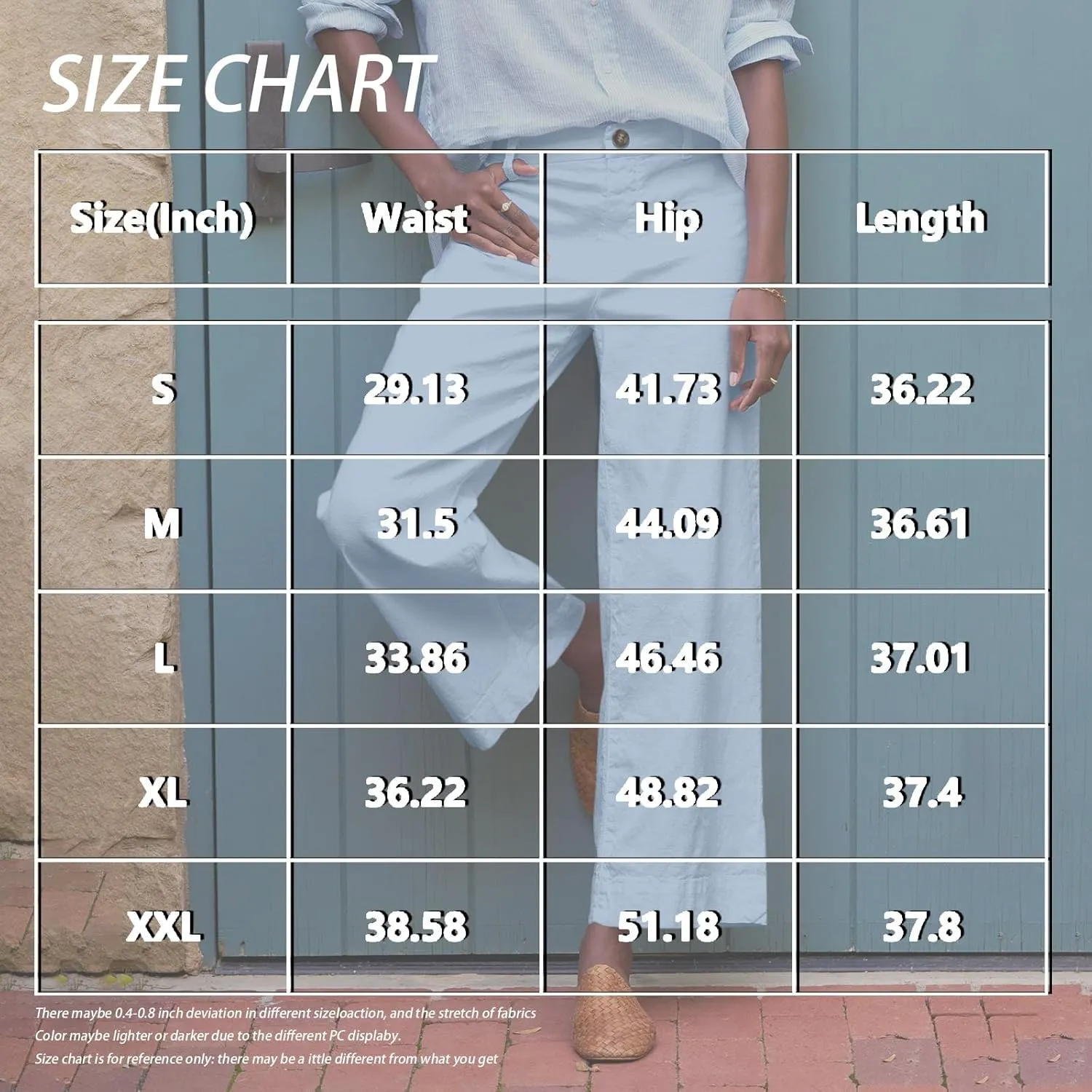 Cropped Linen Pants Women Summer Flare Wide Leg Pants High Waisted Work Pants Business Casual Bootcut Trouser Pants