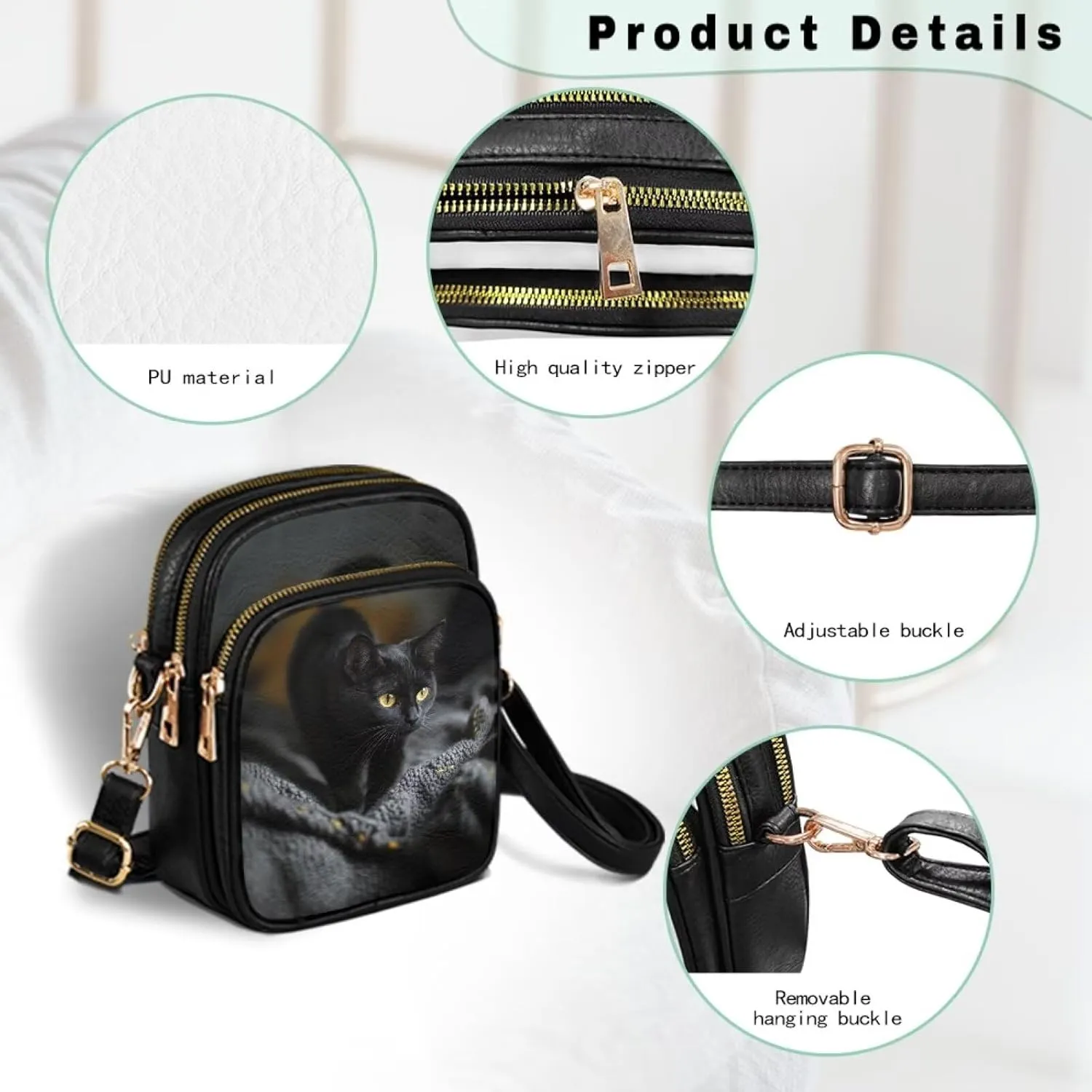 Crossbody Sling Bags for Women Crossbody Cell Phone Purse Wallet Sling Bag Shoulder Strap Lightweight Small Satchel