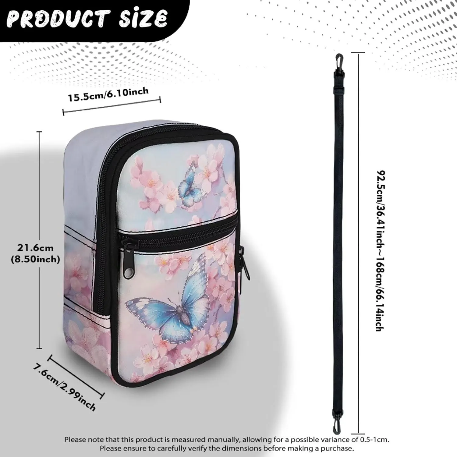 Crossbody Sling Bags Multiple Ways to Carry Fashion Waist Packs, Crossbody Bags, Belt Bag with Adjustable Strap