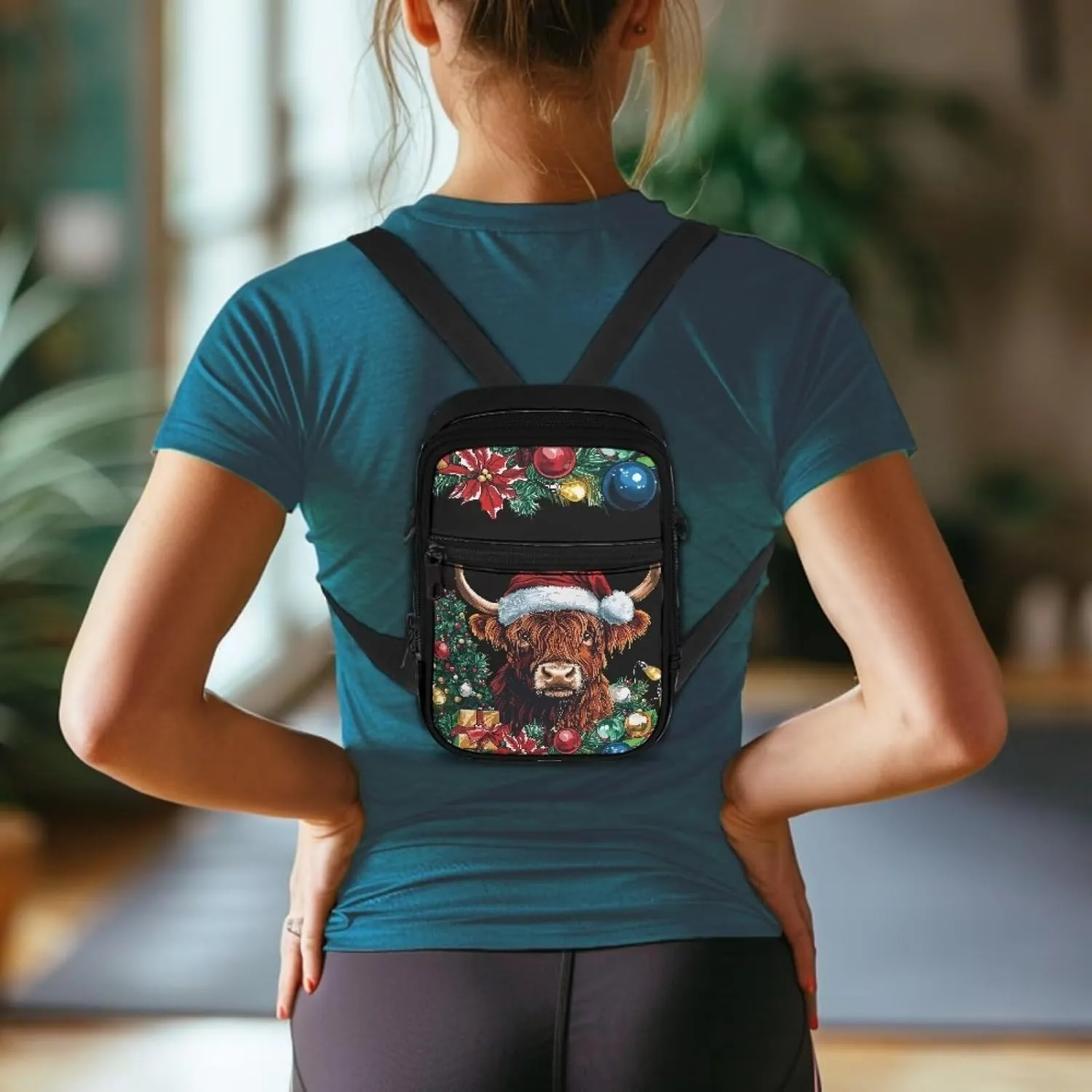 Crossbody Sling Bags Multiple Ways to Carry Fashion Waist Packs, Crossbody Bags, Belt Bag with Adjustable Strap