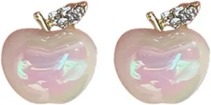 Cute Fruit Earrings for Women,Gold Plated Sterling Sliver Lightweight Fruit Dangle Earring Trendy Jewelry Gift for Girlfriend