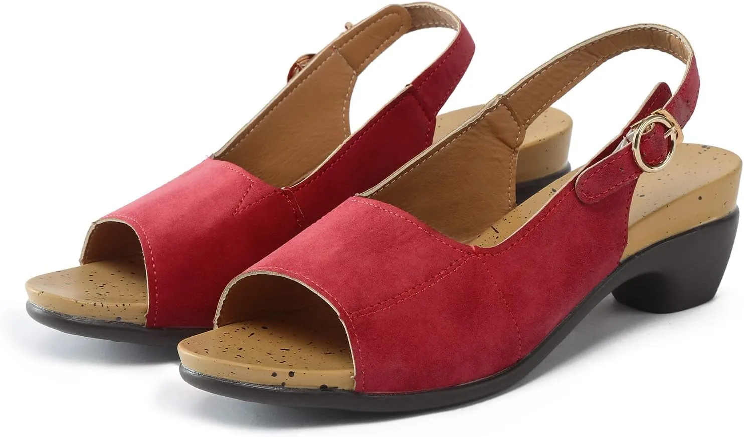 Eduavar Sandals for Women Casual Summer, Women's Ultra-Comfy Wedge Sandals Premium Orthopedic Open Toe Sandals