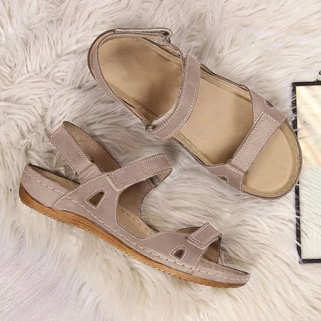 Eduavar Womens Sandals Comfortable, Sandals for Women Dressy Summer Orthopedic Sandals Casual Summer Wedge Shoes