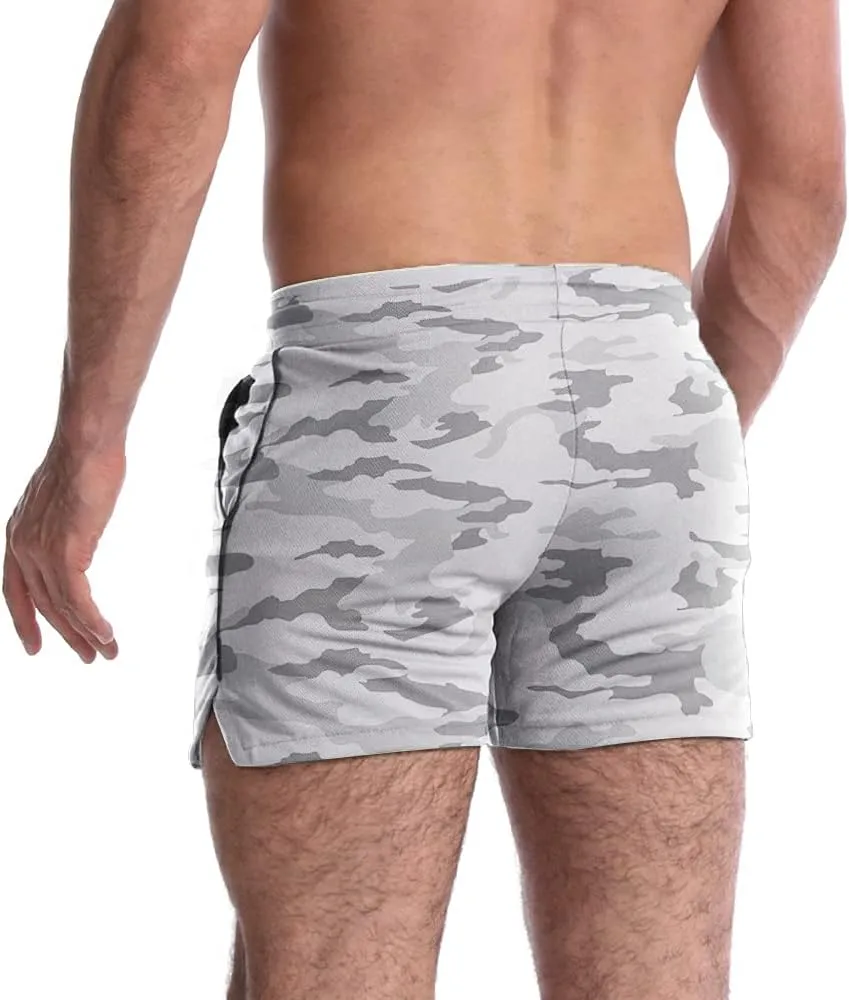EVERWORTH Men's 5 Inch Inseam Workout Shorts Athletic Gym Shorts Bodybuilding Short Shorts Casual Running Shorts