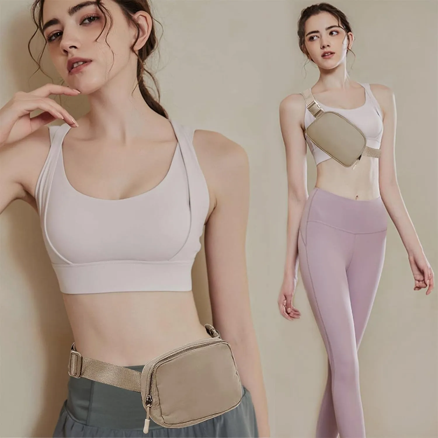 Fanny Pack,Belt Bag,40 Inch Asjustable Strap Everywhere Belt Bag,for Women and Men
