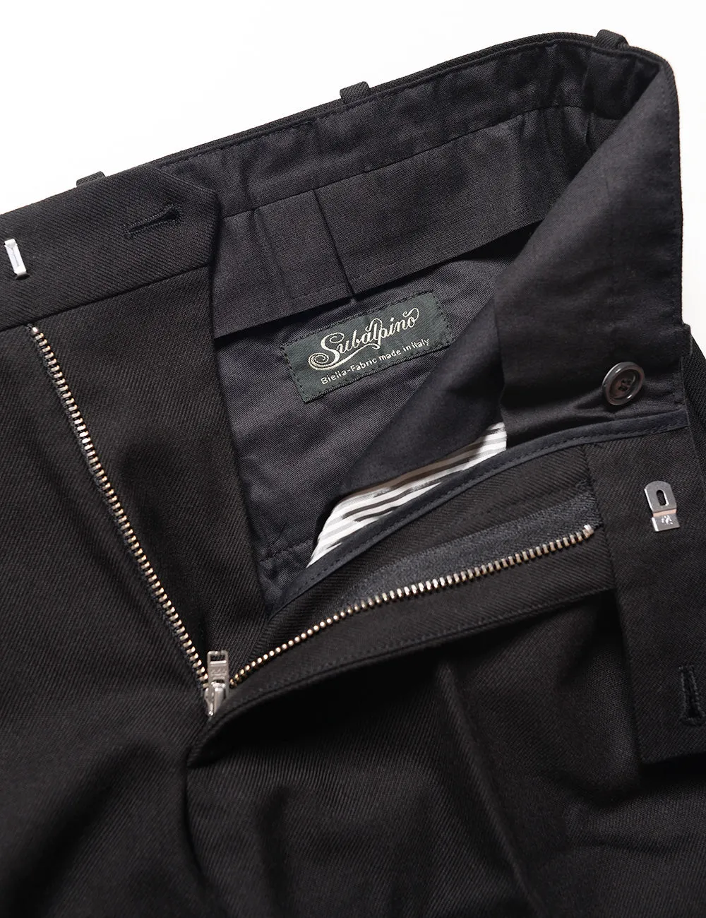 FINAL SALE: BKT50 Tailored Trouser in Cotton Twill - Black