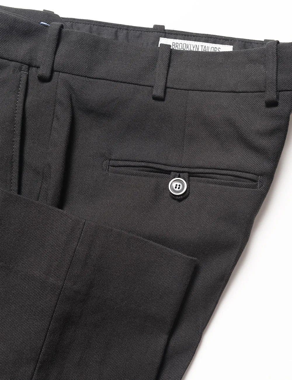 FINAL SALE: BKT50 Tailored Trouser in Cotton Twill - Black