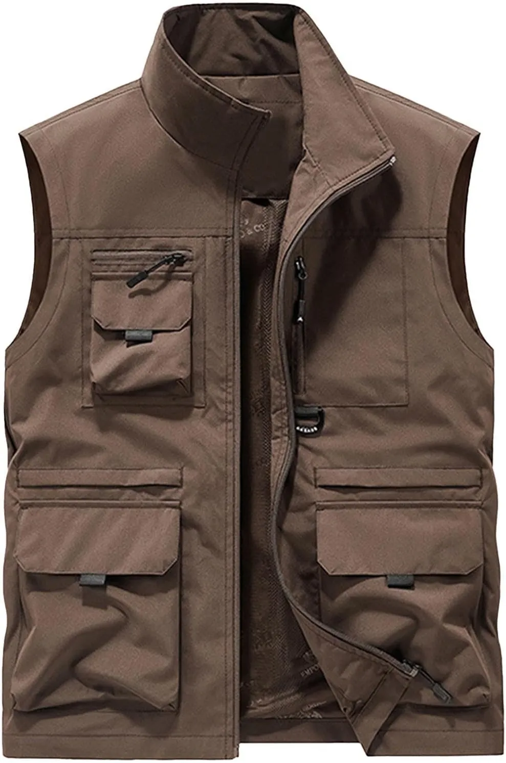 Fishing Vests for Men Quick Dry Utility Vest Summer Outdoor Lightweight Cargo Safari Hiking Gear Travel with Pocket 2025