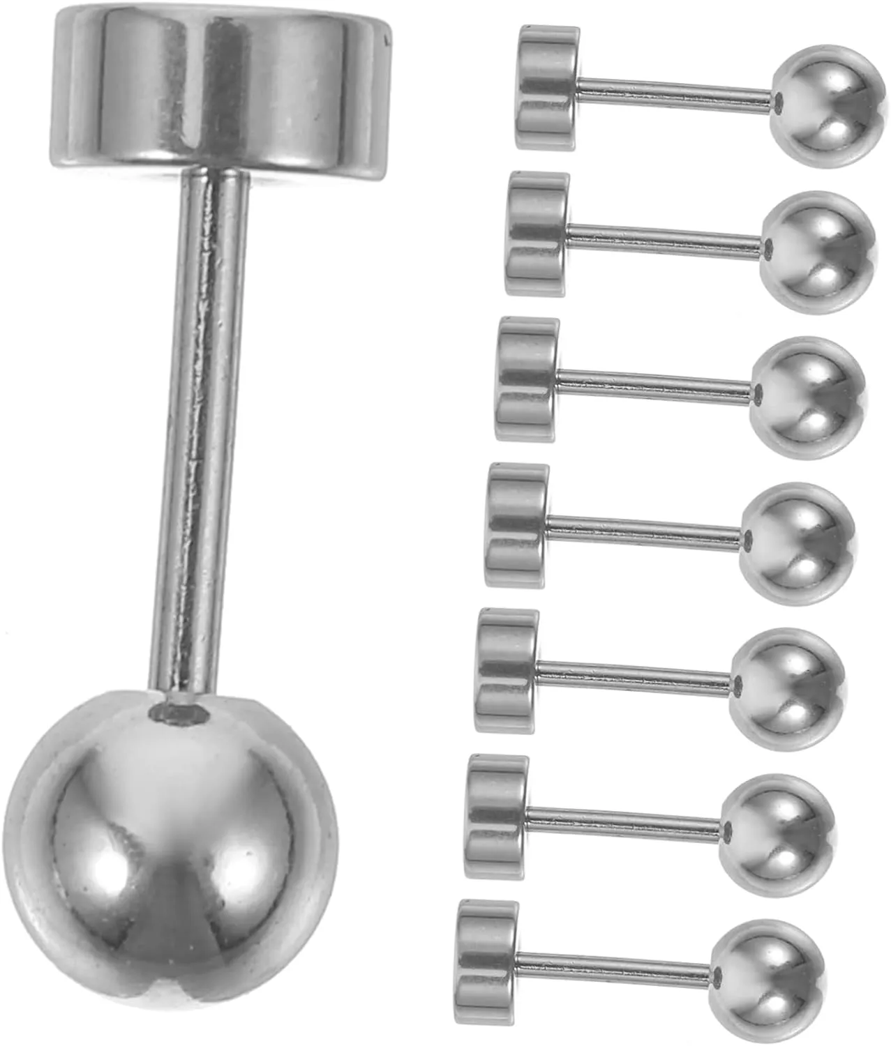 Flat Screw Back Earrings Thread Earrings Heart Shaped Earrings Heart Earrings Small Earrings Minimalist